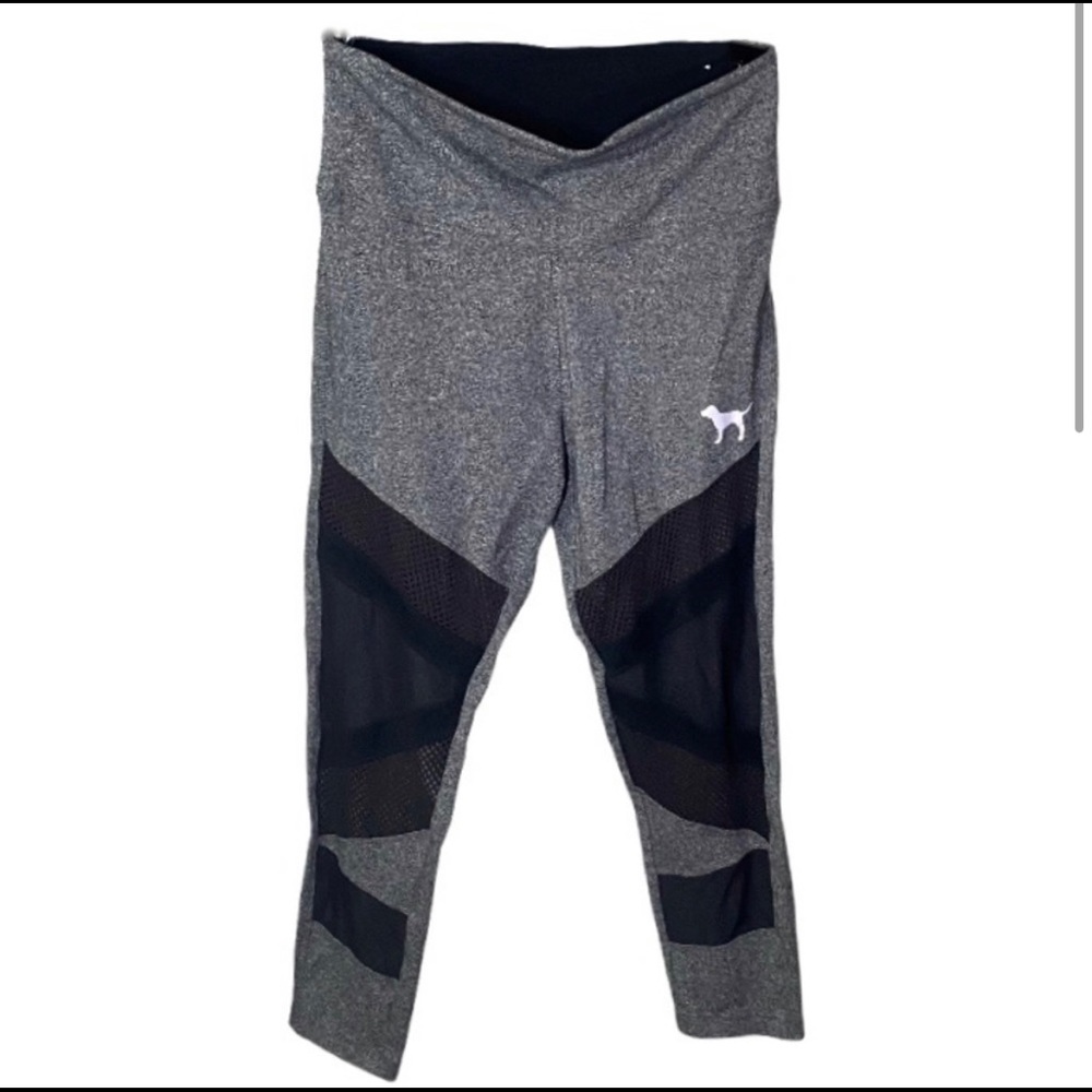 VS PINK | black + gray leggings